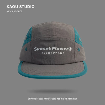 Street Hip-Hop Baseball Cap Men's and Women's Quick-Drying Thin Peaked Cap Wide Brim Sunshade