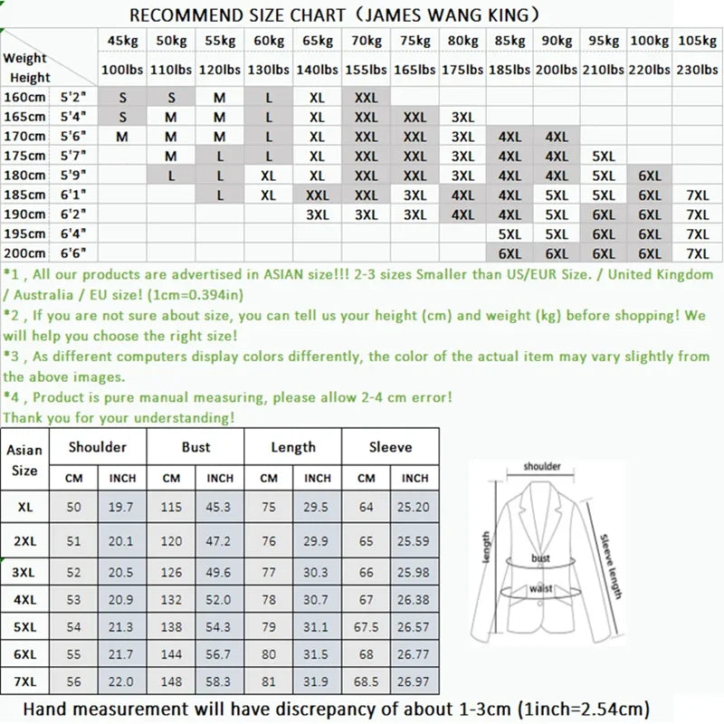 2024 High Quality Fashion Handsome All-in-one Plus-size Casual Suit Men's Business Single West Plus Fat Suit Fat Man Coat