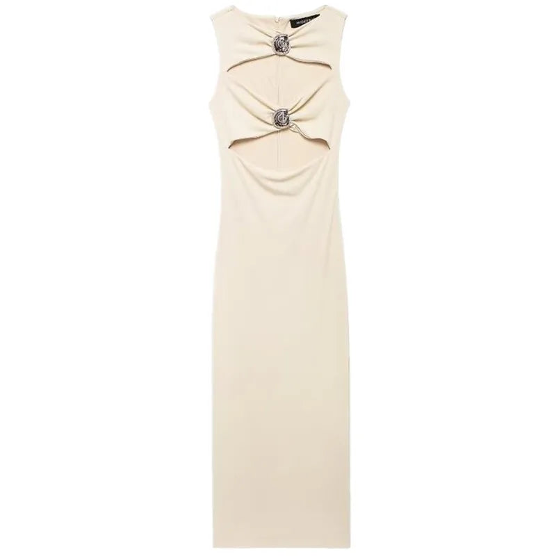 Fall 2024 Women's Design Sensation Slim Fit Long Svel Hollow out Dr Ele Sle New Arrival Faionable Gown