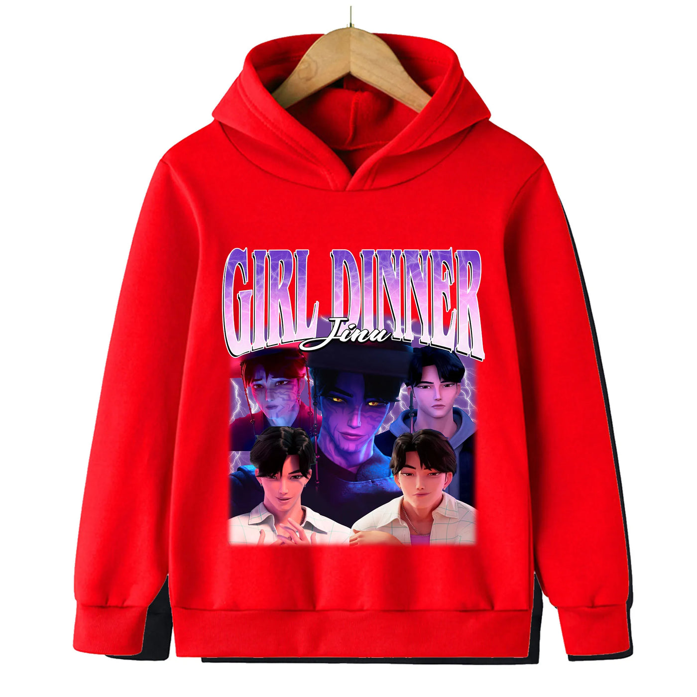 Kpop Witch Hunt Children's clothing, including men's and women's spring and autumn hoodies and fashionable sweatshirts
