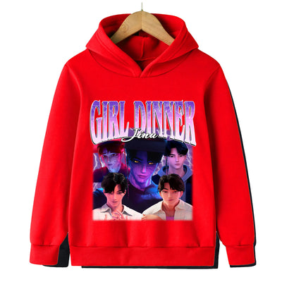 Kpop Witch Hunt Children's clothing, including men's and women's spring and autumn hoodies and fashionable sweatshirts