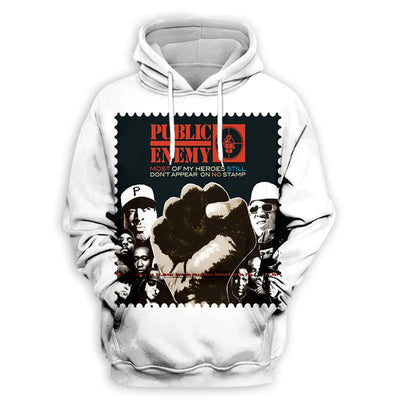 New Fashion Women/Men's 3D Print  Public Enemy  Hoodies Hooded Sweatshirts Harajuku Hoodie Sweatshirts Tops Clothing