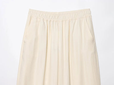 TRAFZA Women Casual Chic Blue Pant Set Zipper V-neck Beige Vest Elastic Waist Pant 2025 Spring Fall Fashion Elegant Vest Set