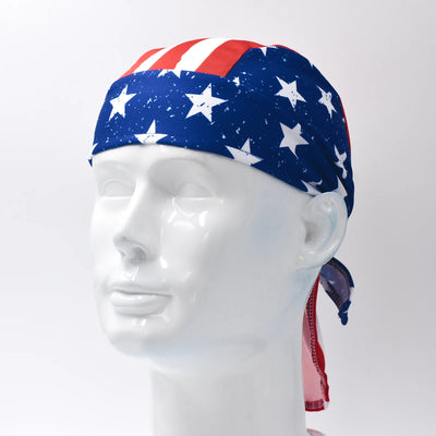 Classic Retro Cycling Cap Headscarf Sweat-Wicking Quick-dry Pirate Hat