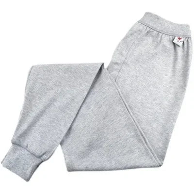 100% Cotton Thermal Underwear Bottoms Autumn Men's Pure Cotton Warm Pants High Waist Warm Loose Pants Knitted Pants