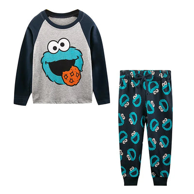 Jumping Meters Cars Baby Boys Clothing Sets Autumn Winter Boy Set Sport Suit For Boys Sweater Shirt Pants 2 Pieces Sets children