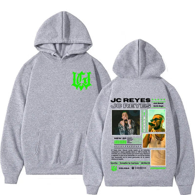 Rapper Jc Reyes Music Album Tour 2025 Graphic Sweatshirts Men Women Harajuku Vintage Trending Pullovers Casual Hoodie Streetwear