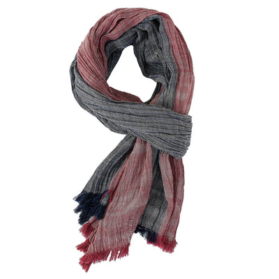 Fashion Men Scarf Cotton Linen Striped Scarves Autumn Winter Warm Neckerchief Pashmina Casual Male Accessories Bufandas Shawls
