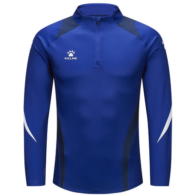 KELME Karl Mei Half Zipper Long Sleeve Sports Hoodie Men's Running Training Soccer Hoodie Basketball Jacket