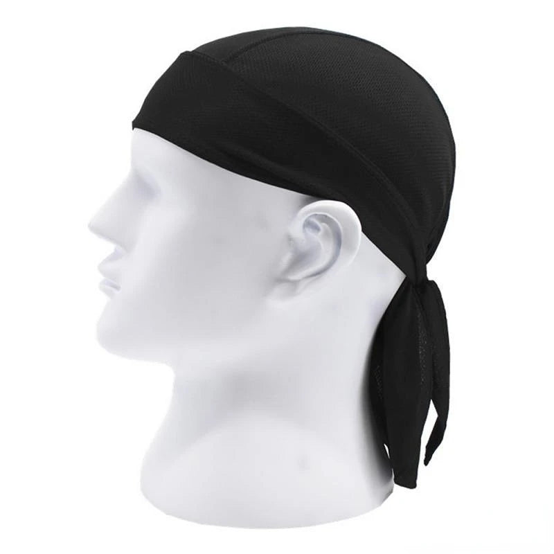 Quick Dry Pure Cycling Durag Head Scarf Summer Men Running Riding Bandana Headscarf Ciclismo Pirate Cap Headband