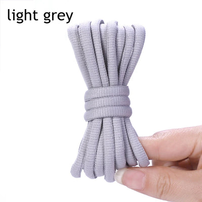 1Pair Oval Shoe Laces Half Round Athletic Shoelaces for Running Sneakers Laces Shoes Strings Durable without Fading Shoelace