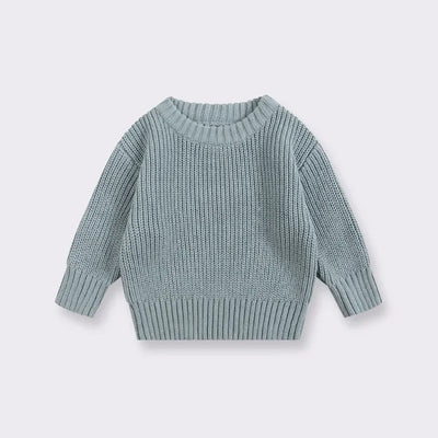 0-7T Toddler Kid Baby Boy Girl Winter Clothes Newborn Baby Sweater Infant Knit Pullover Top Casual Basic Top Knitwear Outfit