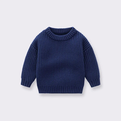 0-7T Toddler Kid Baby Boy Girl Winter Clothes Newborn Baby Sweater Infant Knit Pullover Top Casual Basic Top Knitwear Outfit
