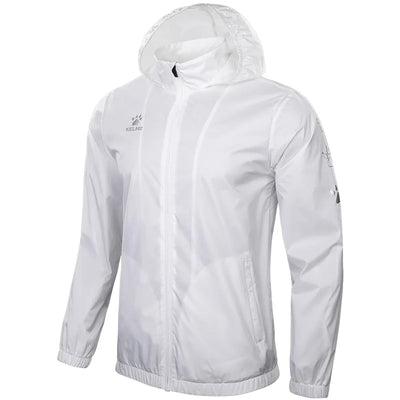 KELME Men's Waterproof Jacket  Windbreaker Soccer Training Lightweight  Training  Outwear Quick Dry Coat  8163WT1001