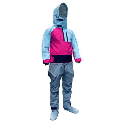 New Women Kayak Drysuit One Piece Waterproof Breathable Full Dry Suit For Kayaking Rafting Canoeing Paddling SUP Surfing Fishing