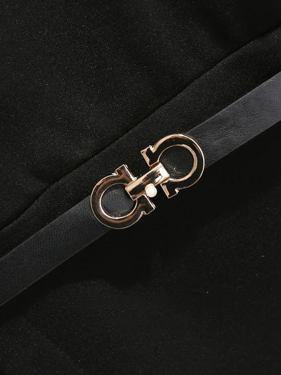 Ele Bla Suit Dr High Waist Fi Tail Women's Faion Autumn New Sle Quali Dr Ele OL Commute Skirt