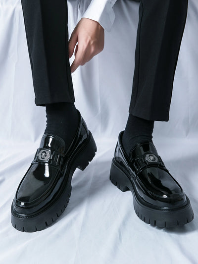 2025 New Men's Fashionable and Versatile Trendy Loafers, British Style Business Work Shoes, Men's Party Shoes