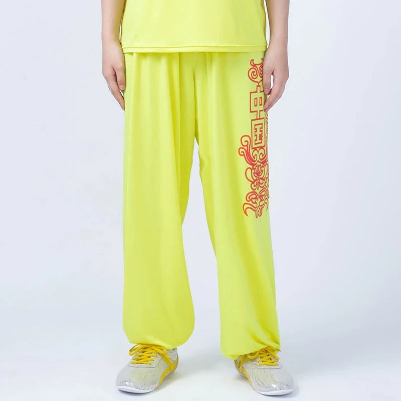 Training Pants Martial Arts Trousers Bloomers Yoga Tai Chi Trousers to Taiji Kung Fu Pants Wushu Pants Light and Smooth