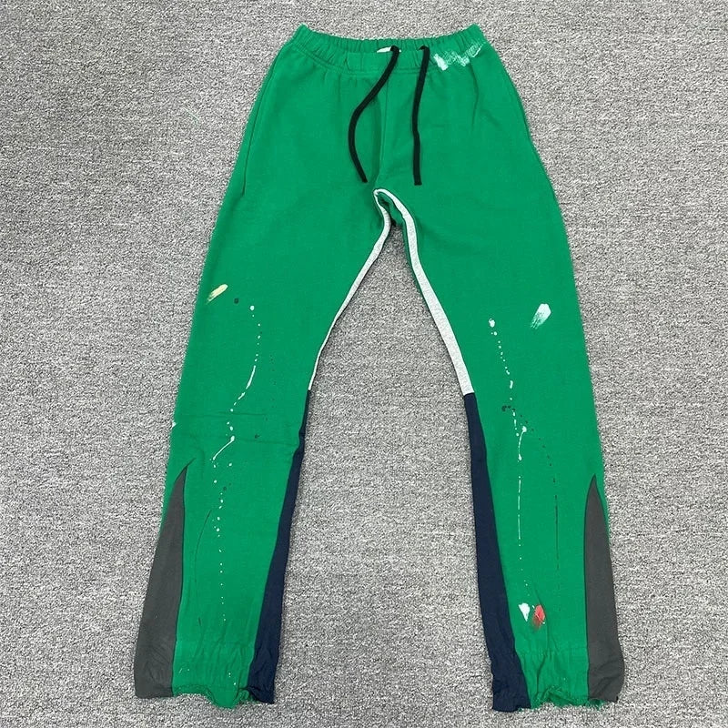 Tie Dye Sweatpants Y2K Pants Mens Womens Harajuku Hip Hop Tie Dye Graffiti Baggy Pants Drawstring Jogging Casual Trousers