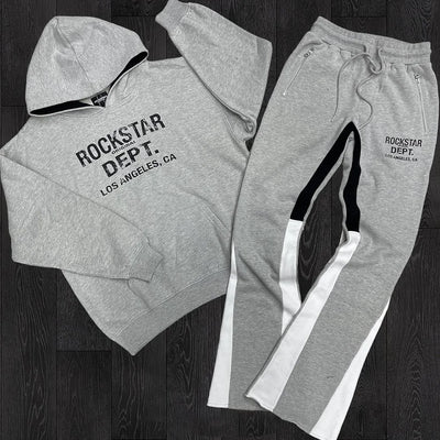 Y2K Autumn/Winter Hoodie Suit Flared Trousers Oversized Men's clothing  Fashion Trend High Street Pants Casual Sets 2024