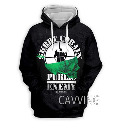 New Fashion Women/Men's 3D Print  Public Enemy  Hoodies Hooded Sweatshirts Harajuku Hoodie Sweatshirts Tops Clothing