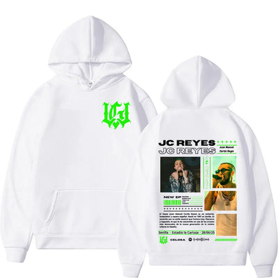 Rapper Jc Reyes Music Album Tour 2025 Graphic Sweatshirts Men Women Harajuku Vintage Trending Pullovers Casual Hoodie Streetwear