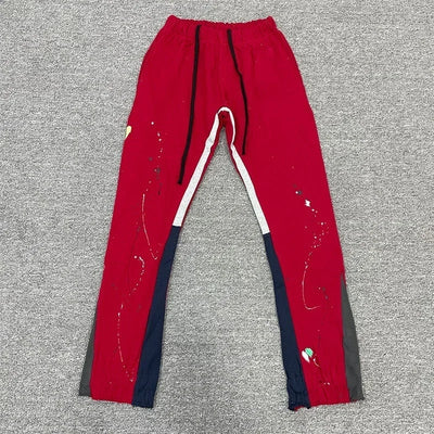 Tie Dye Sweatpants Y2K Pants Mens Womens Harajuku Hip Hop Tie Dye Graffiti Baggy Pants Drawstring Jogging Casual Trousers