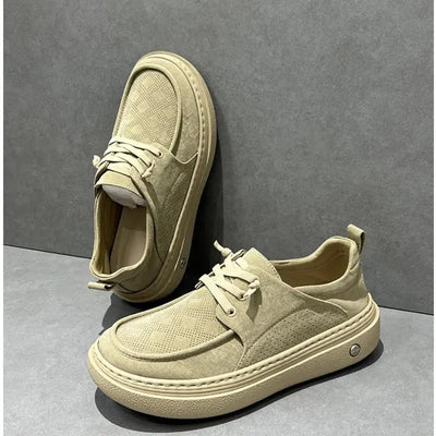 Fall New Men Casual Shoes Retro Lightweight Breathable Non-Slip Mens Sneakers 2025 Fashionable and Comfortable Flat Footwear Man