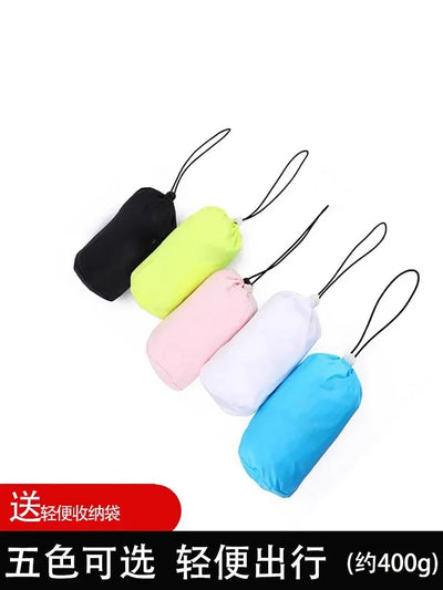 Summer Ultra Thin Raincoat Suit Waterproof Men's Women's Motorcycle Rain Coat Fishing Hiking Rainwaer Travel Outdoor Rain Gear