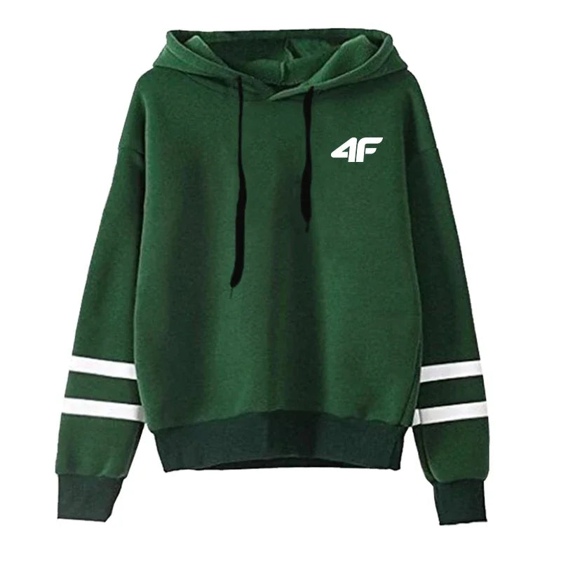 Hot Sales Women's Tracksuit Hoodies Stripe Casual Single Piece Sweatshirts and Daily Sweatpants Comfort Outdoor Jogging Sports