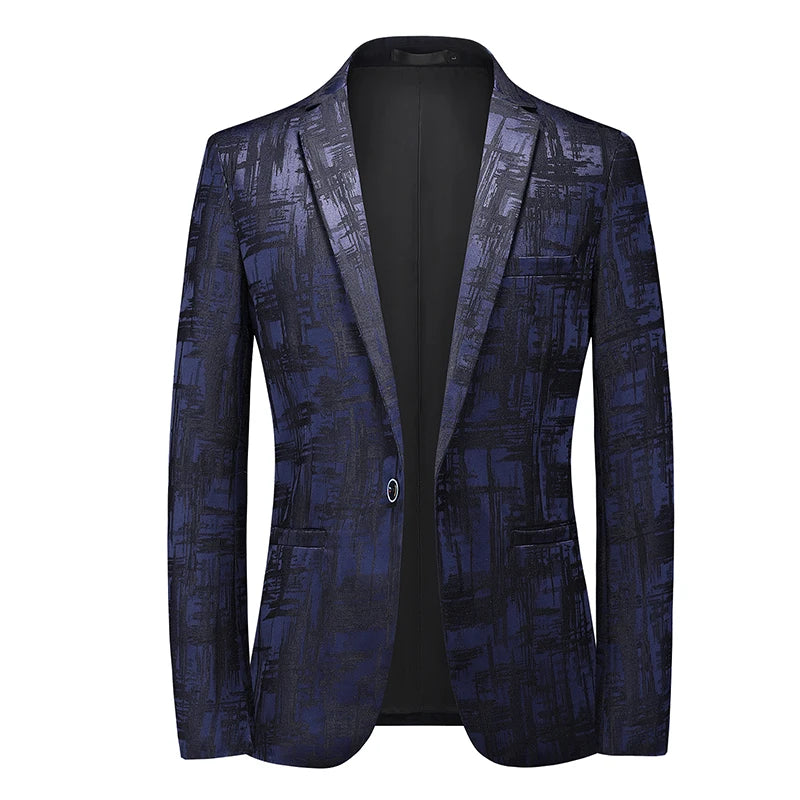 Mens Clothing 2022 Blaser Slim Masculino Wedding Party Dress Suits Jacket Homme Luxury Korean Men Blazer Hombre Elegante Moderno