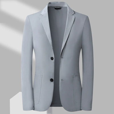 2024 Summer New Casual Sunscreen Small Suit Top for Men, Thin Ice Silk Sunscreen Quality, Fashionable and Versatile Suit Top