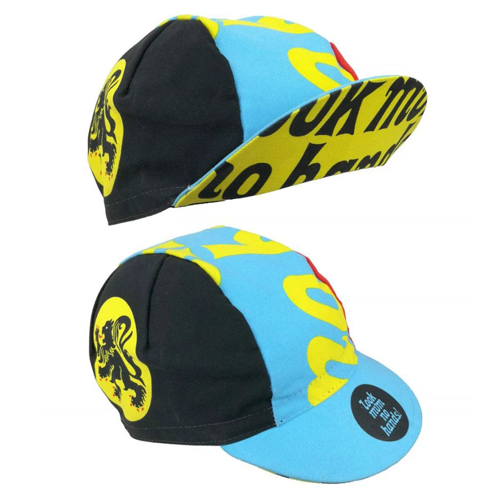 Classic Retro Belgium Cycling Cap Summer Breathable Racing MTB Bicycle Hat