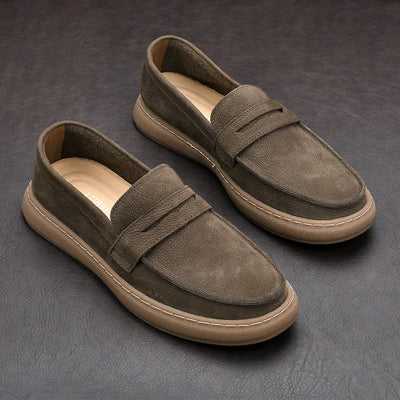 Italian Genuine Leather Men's Casual Shoes Fashion Business Loafers for Men Formal Shoes Designer Moccasins Lightweight Driving