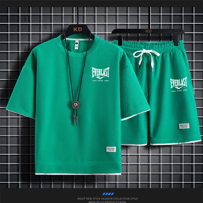 Men's summer Waffle set: