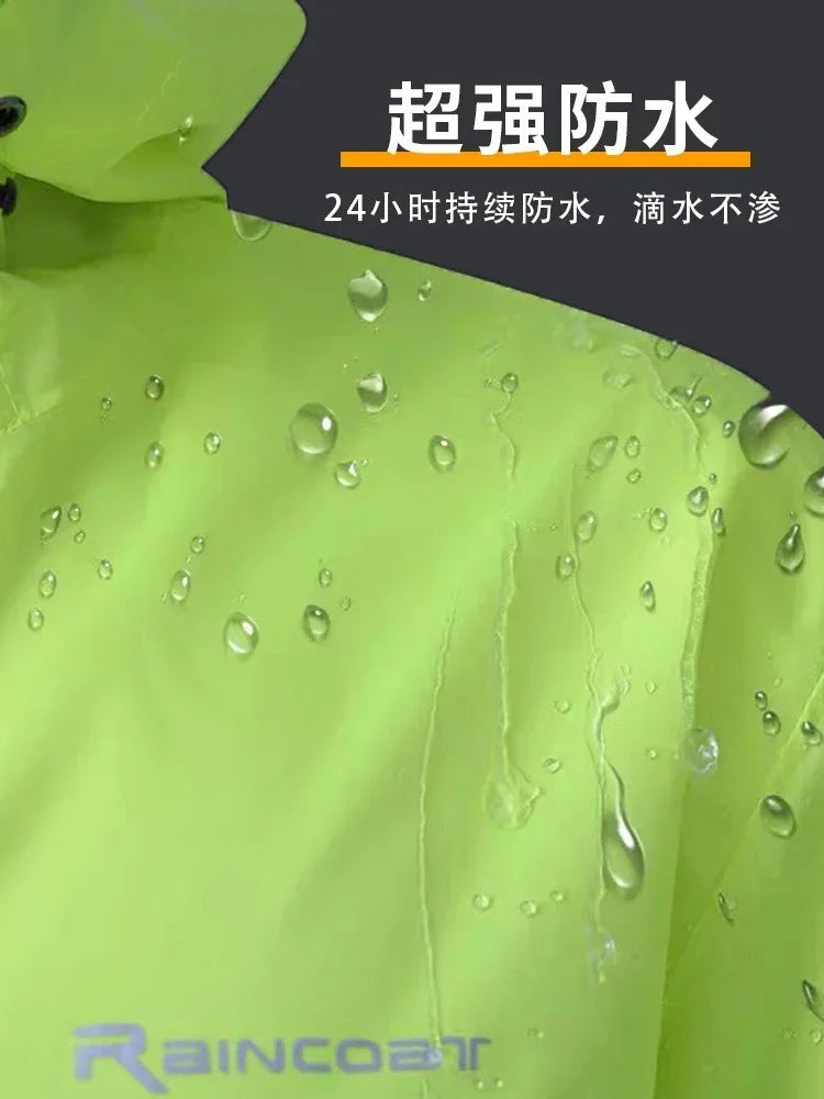 Summer Ultra Thin Raincoat Suit Waterproof Men's Women's Motorcycle Rain Coat Fishing Hiking Rainwaer Travel Outdoor Rain Gear