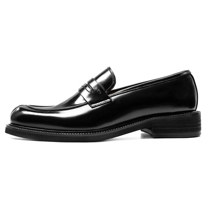 Hanmce 2025 Luxury Loafers  Summer Men Genuine Leather Slip-On Shoes Men Dress Shoes