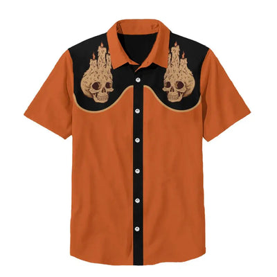 Summer Men's Shirt Outdoor Casual Short Sleeve Hawaii Shirts For Men Fashion Oversized Clothing Button Cardigan Laper Tops