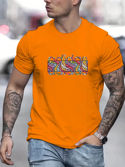 Fashion Brand Heavy Cotton T-shirt Men Women Round Neck Short-sleeved American Trendy Luxury Brand T-shirt Casual Loose Tops
