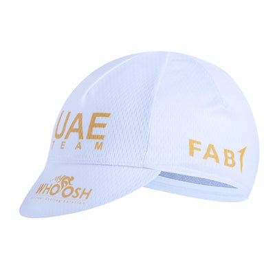 White 2025 UAE Cycling Hat MEN'S Summer Classic Cycling Caps Quick Dry BIG M Bike Mountain MTB Racing Bicycle Hat Under Helmet