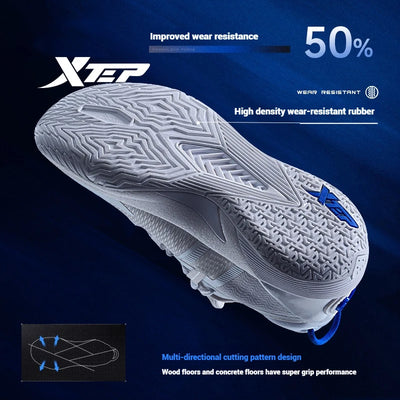 Xtep Ling Ji Men's Basketball Shoes 2025 Spring Rebound Breathable Men's Sports Shoes Marathon Carbon Sneakers 875219120003