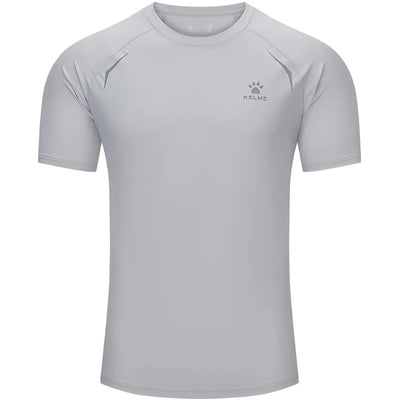 Kelme Men's Sports Tops Quick-drying Fitness Clothes Outdoor Running Breathable Short-sleeved Basketball T-shirt