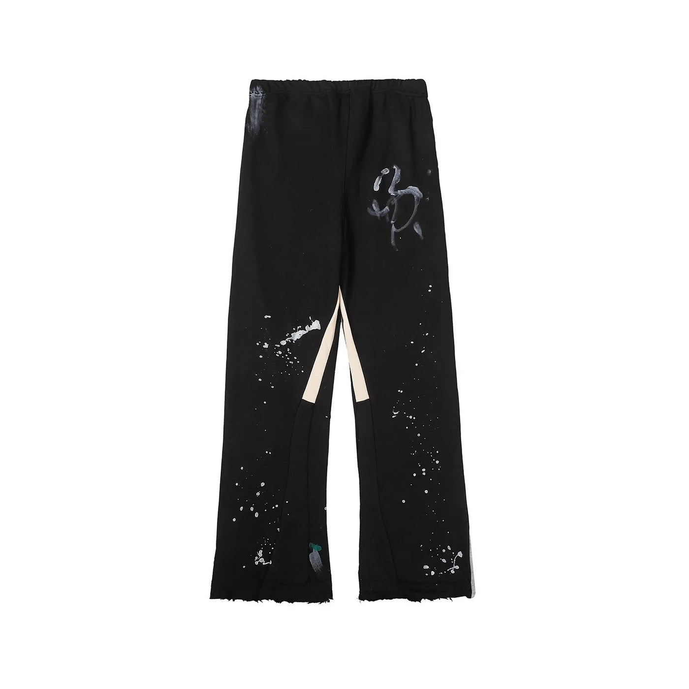 Luxury Cotton Graffiti Patchwork Casual Pants Mens 2024 New Brand Clothes Women Retro High Street Sweatpants Graphic Trousers