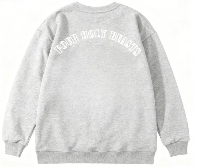 2025 Autumn Pure Cotton Hoodie Men's Chinese Style Printed Loose Elastic Trend Casual Fashion High-end Long Sleeved Shirt