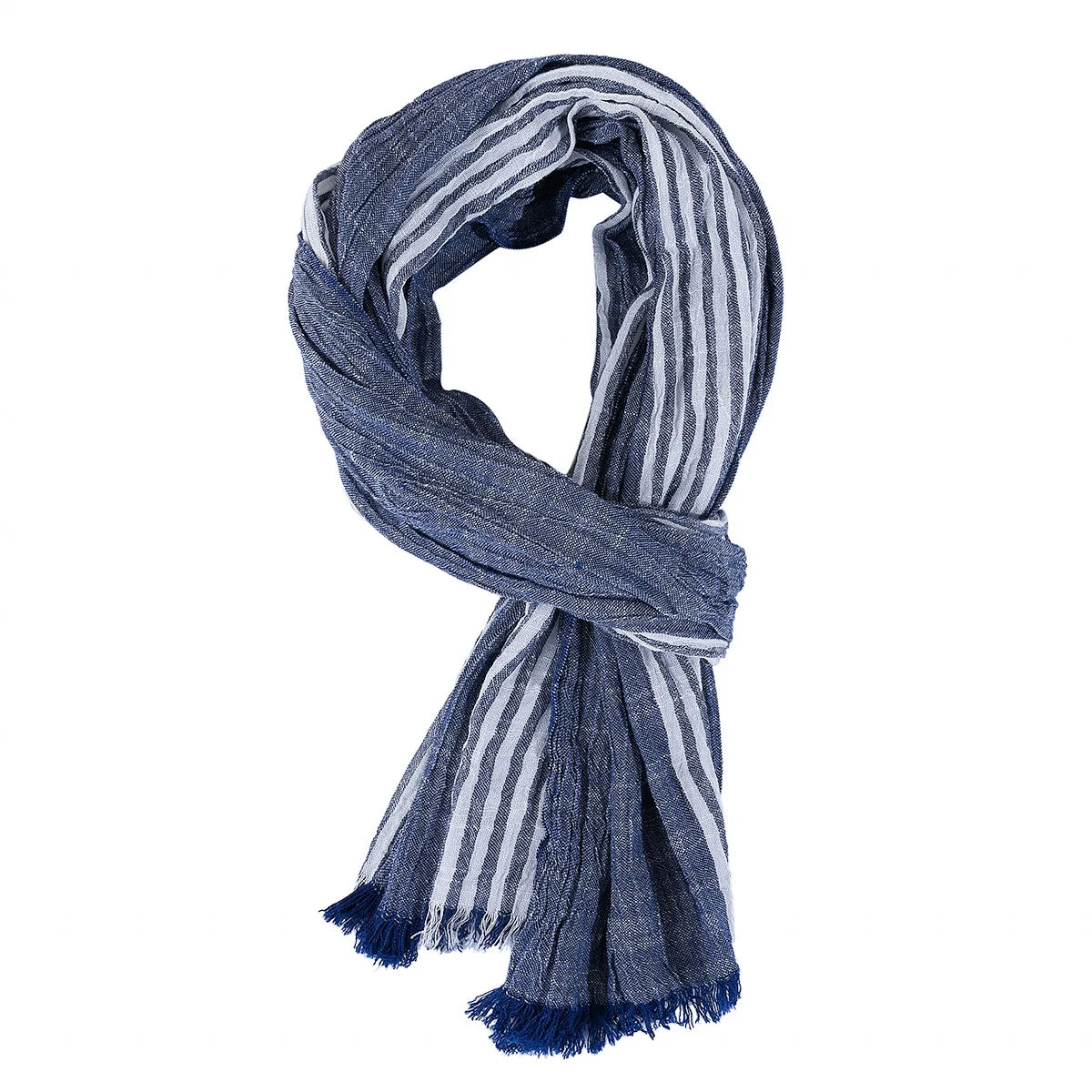 Fashion Men Scarf Cotton Linen Striped Scarves Autumn Winter Warm Neckerchief Pashmina Casual Male Accessories Bufandas Shawls