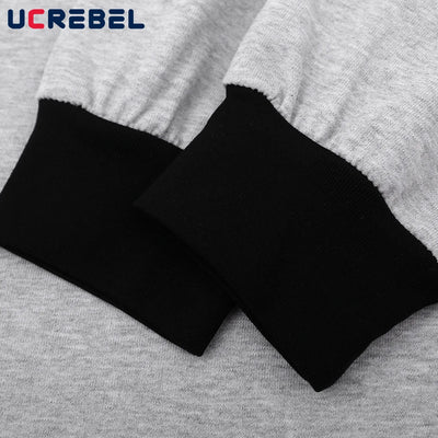 Letter Embroidery Spliced Polo Shirts Mens Autumn Streetwear Loose Long Sleeve Tee Man Tops