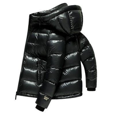 Luxury High-end Winter Down Jacket New Men's Clothing Trend Warm Hooded white Duck Puffer Coat black Men's Winter Jacket