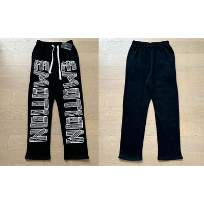 Autumn New Style MIXED EMOTION Zipper Jacket High Quality Colored Hot Diamond Print Windbreaker Casual Trousers Men Women