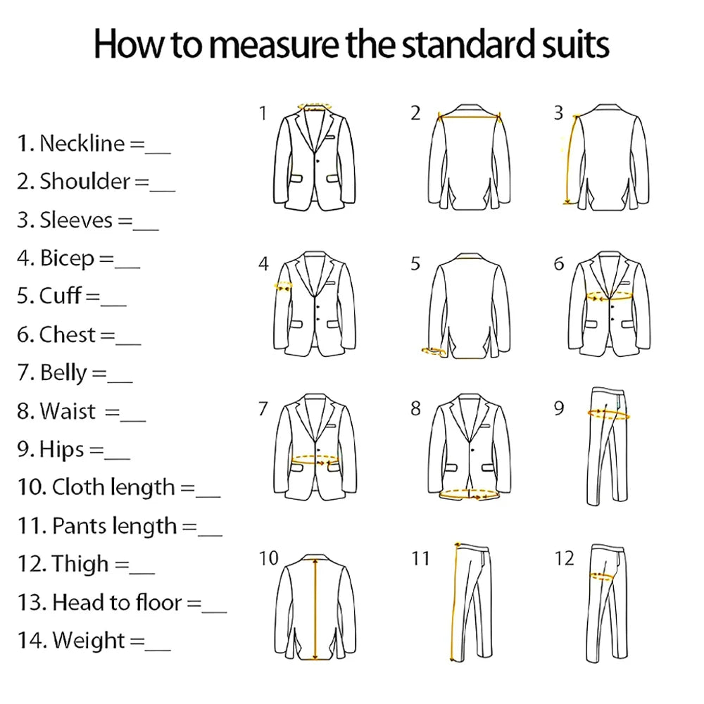 Men Suits 2 Piece Black Luxury Texture With Satin Gold Accent Jacket Pants Set Wedding Party Attire Bespoke Tuxedo For Men