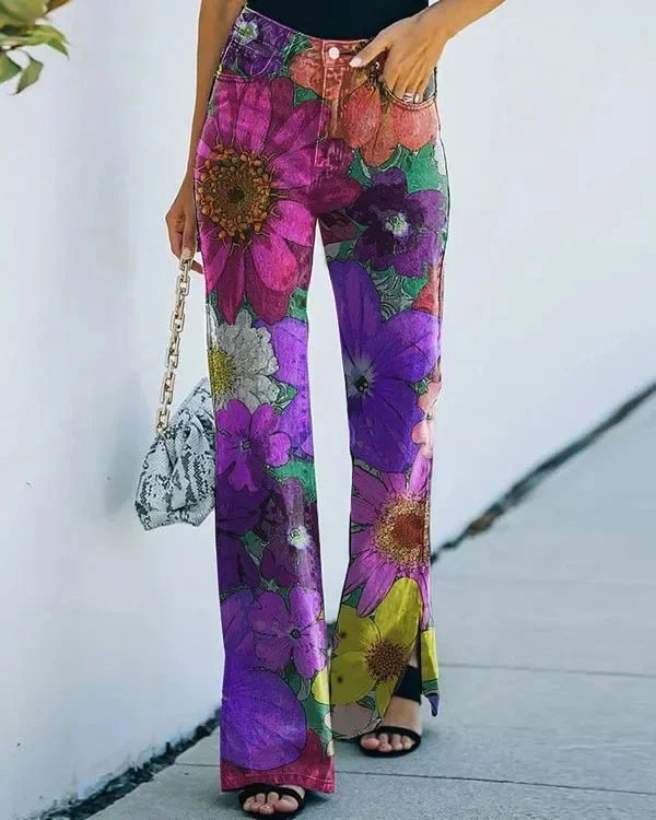 2022 New Independent Station Selling Plus Size Women's Casual Trousers Thin Style Jeans Women's Fashionable Elegant Design